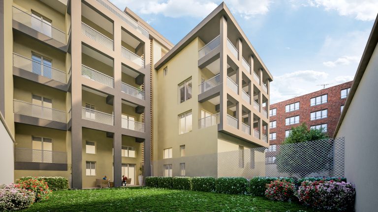 MILANO
Via Casella 13
(Portello/P.le Accursio)
Nuovo complesso residenziale, ubicato all’interno di un edificio degli anni 40. 18 appartamenti con giardini o terrazzi ed un piano interrato di box.