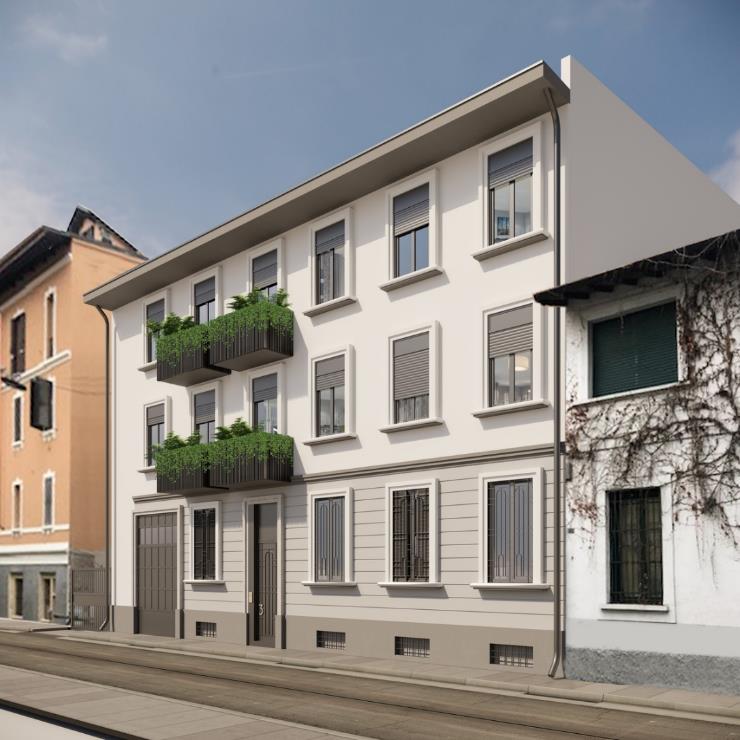 MILANO
Via Albertolli 3(Portello/P.le Accursio)Palazzina residenziale, in fase di totale ristrutturazione, costituita da 3 piani fuori terra con 7 unità oltre posti auto.